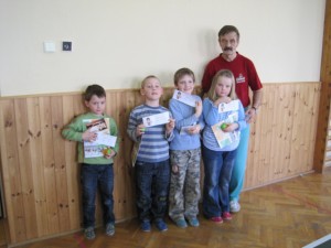 Kroužek Stolní tenis na základní škole v Cholině